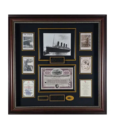 Leipzig Galleries Titanic Last Survivor Autograph And Relic Display