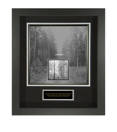 Leipzig Galleries Autographed Taylor Swift Folklore Cd Display