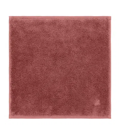Yves Delorme Étoile Face Cloth In Red