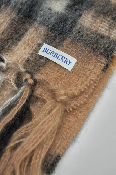 Burberry Women Check Printed Scarf In Brown