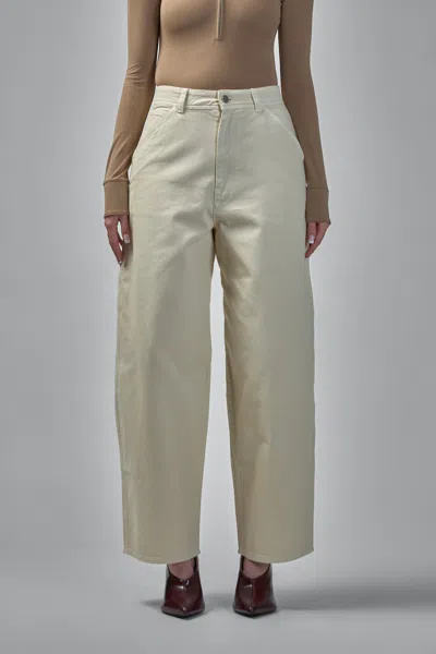 Lemaire Utility Pocket Jeans In White