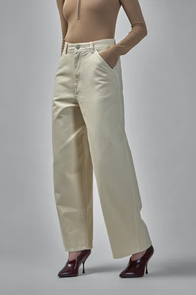 Lemaire Utility Pocket Jeans In White