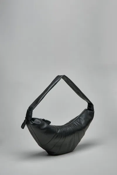 Lemaire Large Croissant Bag In Black