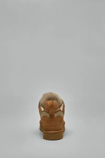 Ugg Stylish Boot-style Sneakers With Plush Lining In Brown