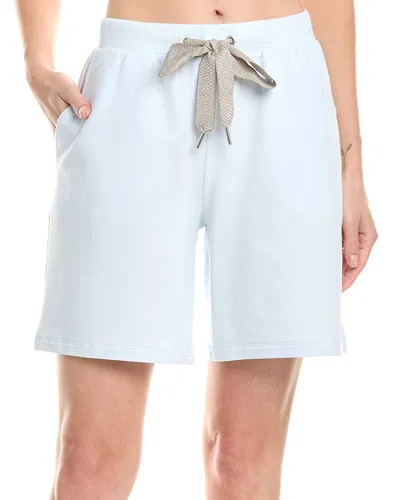 Hanro Stretch-cotton Natural Living Shorts In Blue