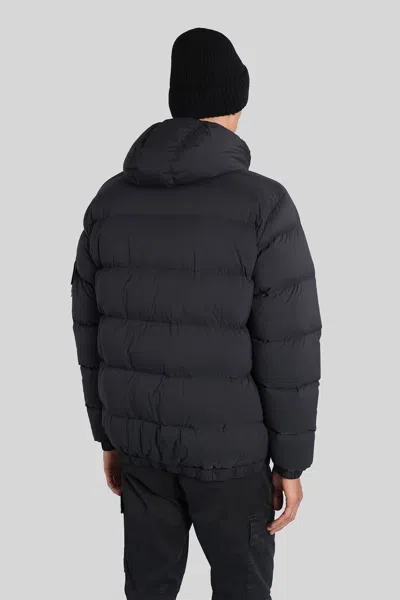 Stone Island Seamless Tunnel Nylon Down-tc Regular-fit. Piumino Con Cappuccio A Uno Strato Di Nylon Leggero Stret In Black