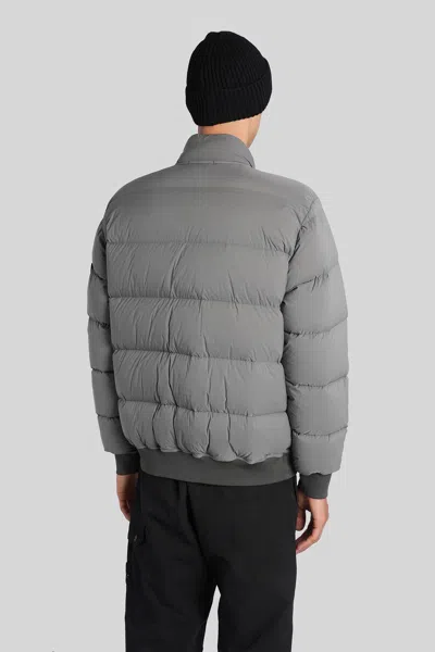 Stone Island Seamless Tunnel Nylon Down-tc Regular-fit. Piumino Con Cappuccio A Uno Strato Di Nylon Leggero Stret In Gray