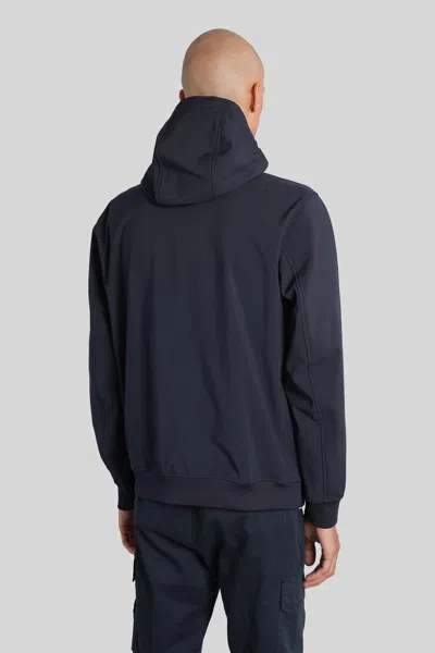 Stone Island Soft Shell Jacket In Blue