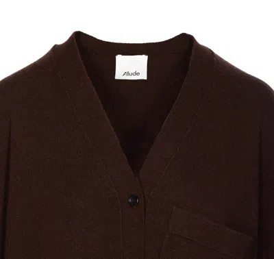 Allude Sweaters In Brown