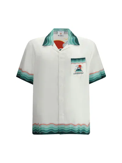 Casablanca Casa Way World Series Shirt In White