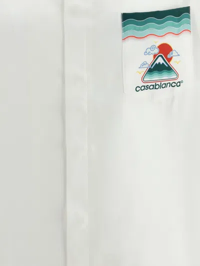 Casablanca Casa Way World Series Shirt In White