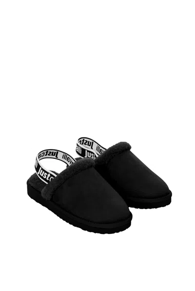 Just Cavalli Slides In Black
