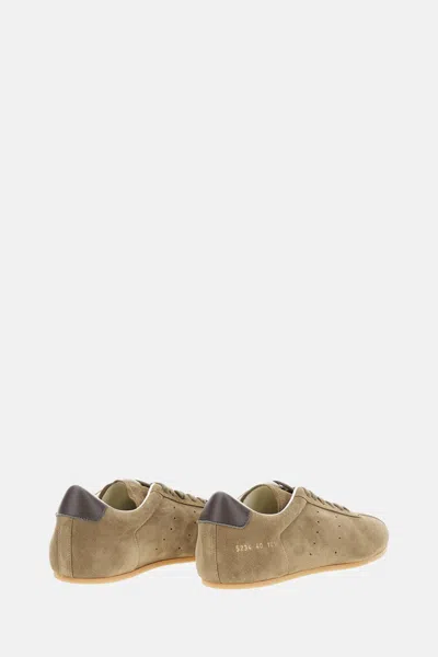 Common Projects Round-toe Low-top Casual Shoes In Brown