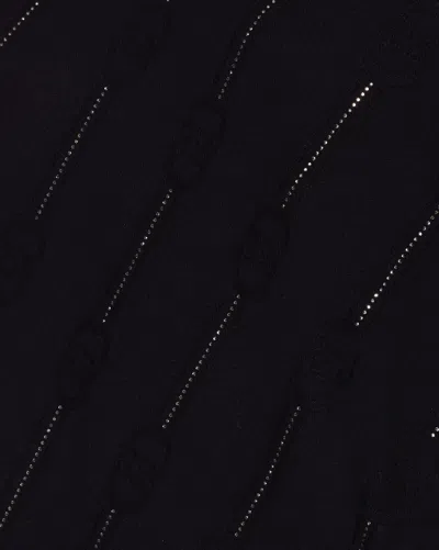 Liu •jo Liu Jo Boat-neck Sweater In Black