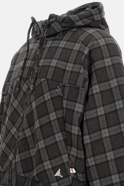 Roa Logger Wool Primaloft Checked Jacket In Multi