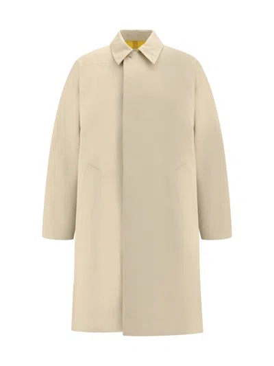 Givenchy Welt-pockets Cotton Trenchcoat In Neutral