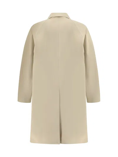 Givenchy Welt-pockets Cotton Trenchcoat In Neutral