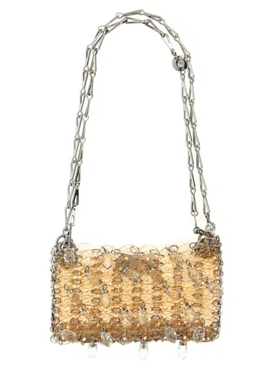 Rabanne 1969 Nano Crystal Resin Shoulder Bag In Pink