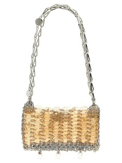 Rabanne 1969 Nano Crystal Resin Shoulder Bag In Pink