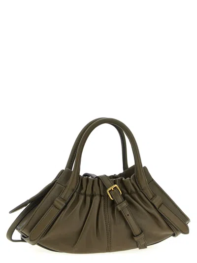 Marc Jacobs Womens Beech Cristina Logo-plaque Leather Satchel Bag In Brown