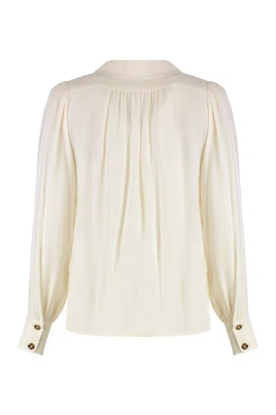 Elisabetta Franchi Viscose Shirt In White