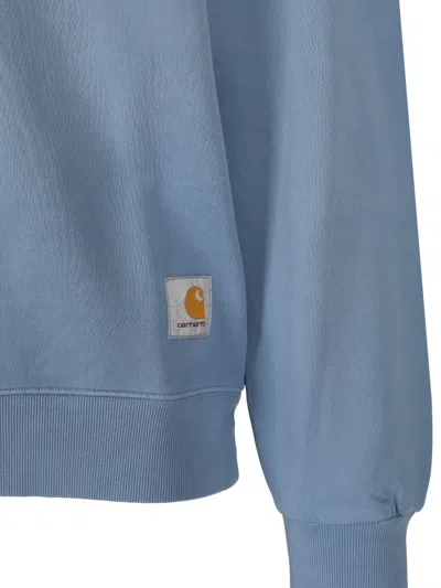 Carhartt Hudson Cotton Sweatshirt In Blue