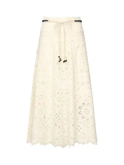 Zimmermann Blusa - Blanco In Neutral