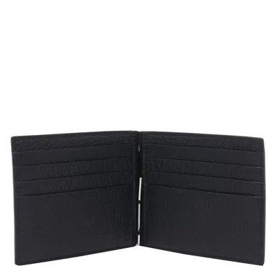 Tom Ford Wallet With T-shaped Money Clip In Black