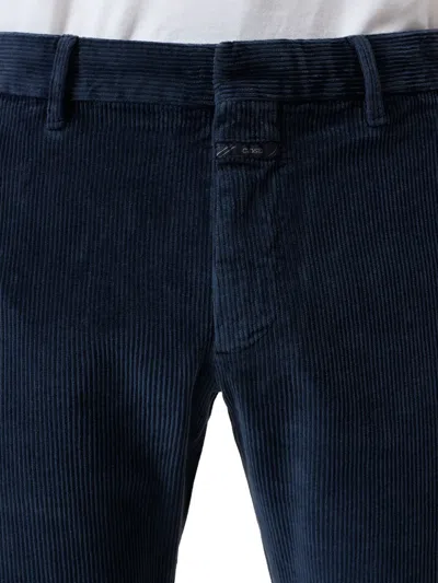 Closed Clifton Corduroy Trousers In Blue