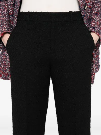 Gucci Women Cropped Trousers In Black
