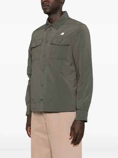 K-way Umbert Plain Warm Jacket In Green