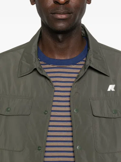 K-way Umbert Plain Warm Jacket In Green