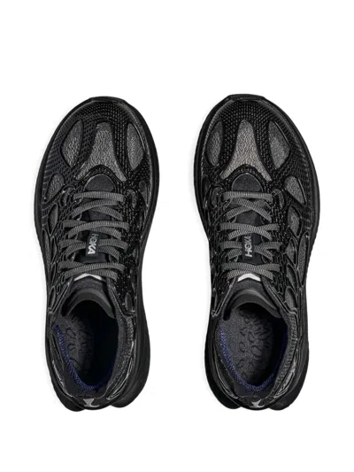 Hoka One One Mach X Caged Sneakers In Black