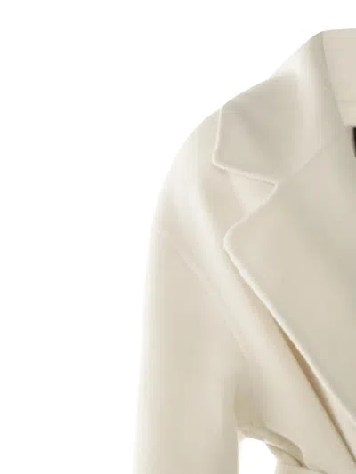 Fabiana Filippi Double-faced Soft Wool And Cashmere Coat In Neutral