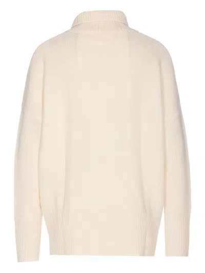 Lisa Yang Mock-neck Cashmere Sweater In Neutral