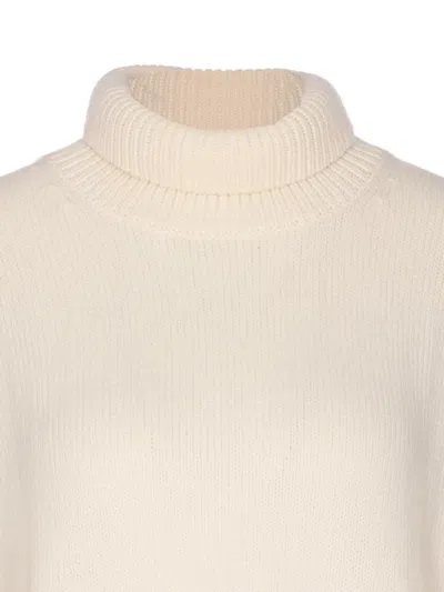 Lisa Yang Mock-neck Cashmere Sweater In Neutral