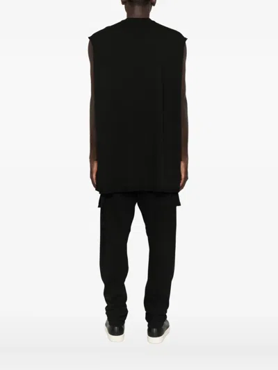 Rick Owens Drkshdw Graphic-print Sleeveless T-shirt In Black