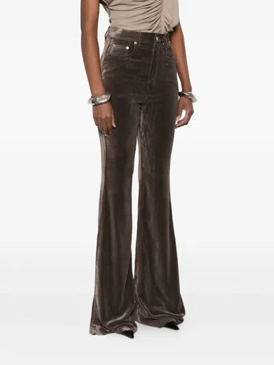 Rick Owens Jeans In Brown