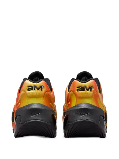 Nike Air Max Muse Mesh-trimmed Metallic Sneakers In Gold