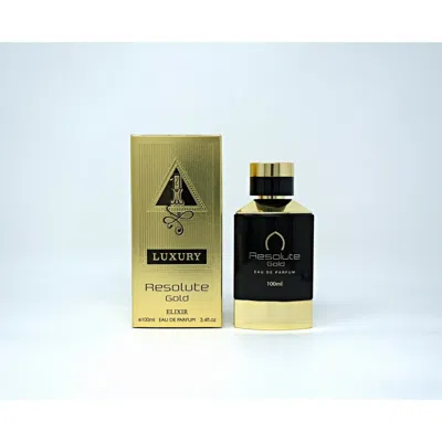 Khalis Men's Resolute Gold Elixir Luxury Collection Edp Spray 3.4 oz Fragrances 6290360814827