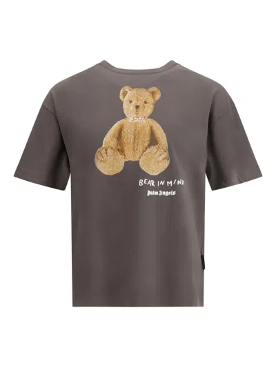 Palm Angels Bear In Mind T-shirt In Brown
