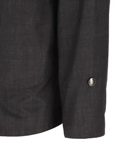 Massimo Osti Studio Patch-pocket Blazer In Black