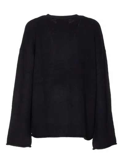 Lisa Yang Georgie Long-sleeve Crew-neck Top In Black