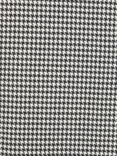 Tom Ford Houndstooth-pattern Scarf In Black