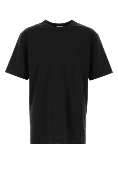 Dries Van Noten Oversized Black Cotton T-shirt In Black