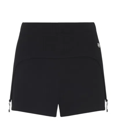 Jean Paul Gaultier Mini Shorts "the Garter" In Black
