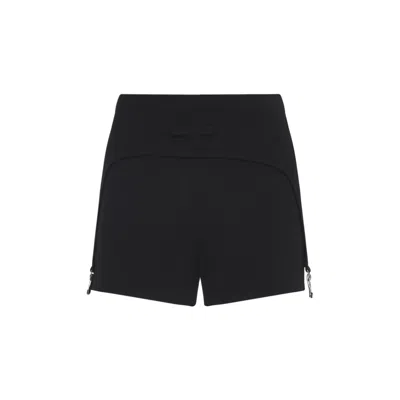 Jean Paul Gaultier Mini Shorts "the Garter" In Black