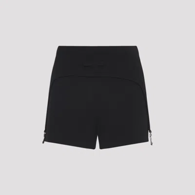 Jean Paul Gaultier Mini Shorts "the Garter" In Black