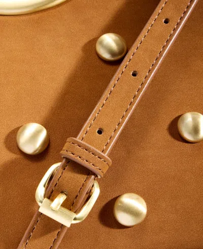 Inc International Concepts Tysha Bangle Stud Clutch, Exclusively At Macy's In White