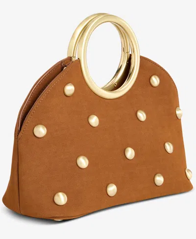 Inc International Concepts Tysha Bangle Stud Clutch, Exclusively At Macy's In White